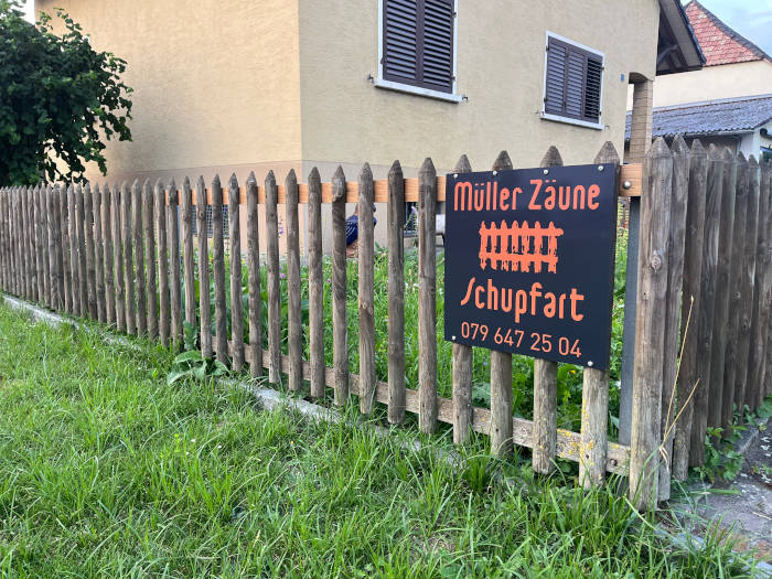 Müller Zäune Schupfart: Palisadenzaun